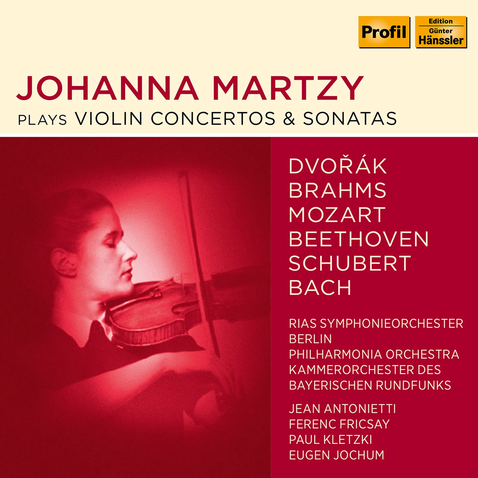 Johanna Martzy Plays Violin Concertos & Sonatas - Profil Medien