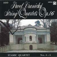 Vranický: String Quartets Nos. 4 - 6