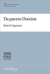 Brett D. Epperson: Da pacem Domine