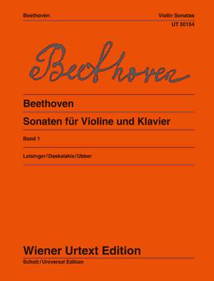 Beethoven, L v: Violin Sonatas I op. 12, op. 23, op. 24 Vol. 1