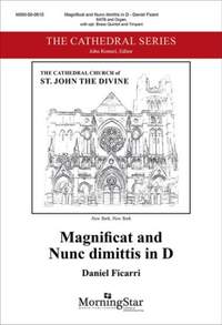 Daniel Ficarri: Magnificat and Nunc dimittis in D