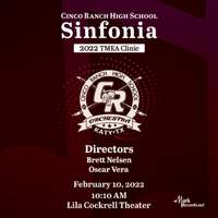 2022 Texas Music Educators Association: Cinco Ranch High School Sinfonia Orchestra (Live)