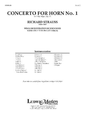 Strauss: Concerto for Horn No 1 (c/b accomp sc)