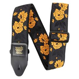 Ernie Ball Strap Tangerine Rose Jacquard 