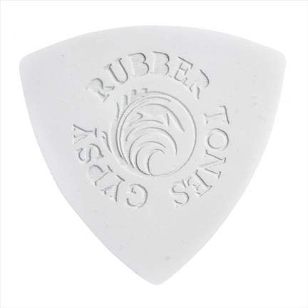Timber Tones Rubber Gypsy White Silicone Uke Pick