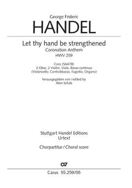Georg Friedrich Händel: Let thy hand be strengthened, HWV 259, 1727