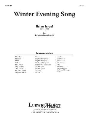 Israel, Brian: Winter Evening Song (c/b sc)