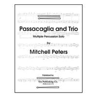 Peters, M: Passacaglia and Trio