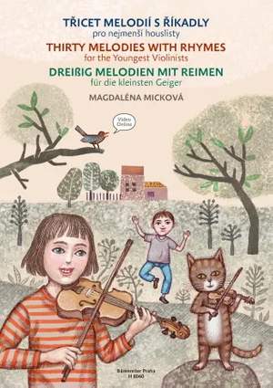 Mickova, Magdalena: 30 Melodies with Rhymes Violin