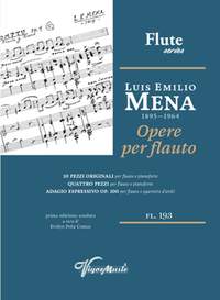 Luis Emilio Mena: Opere per Flauto