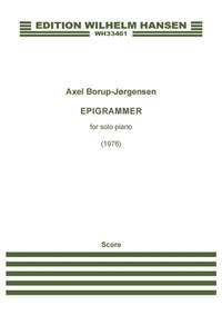 Axel Borup-Jørgensen: Epigrammer, Op. 87