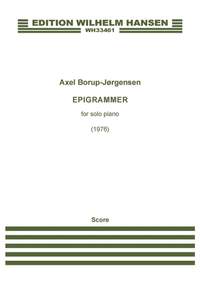 Axel Borup-Jørgensen: Epigrammer, Op. 87