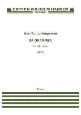 Axel Borup-Jørgensen: Epigrammer, Op. 87