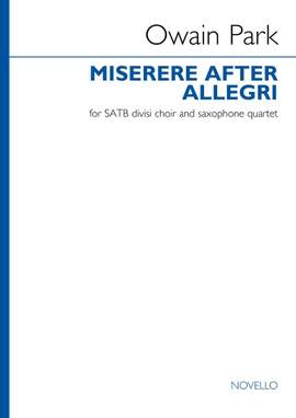 Owain Park: Miserere after Allegri