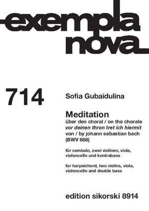 Gubaidulina, S: Meditation