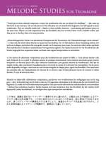 Melodic Studies for Trombone Product Image