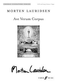 Lauridsen, Morten: Ave Verum Corpus. SATB (CSS)