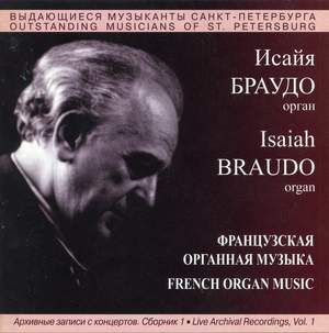 Live Archival Recordings of Isaiah Braudo, Vol. 1 (Live)