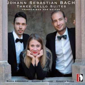 J.S.Bach: Three cello suites transcribed for guitar