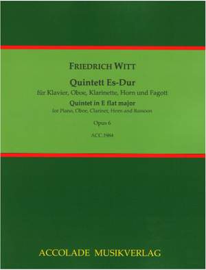 Witt, F: Quintet in Eb major Op. 6