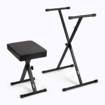 On stage keyboard stand and bench pack