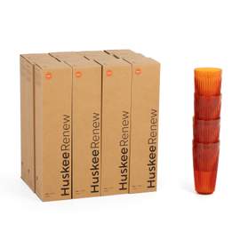 12x 16oz HuskeeRenew Cup 4-pack - Amber