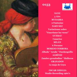 Sanz, Mudarra, Narváez, Guerau, Milán, Moreno Torroba, Albéniz, Granados