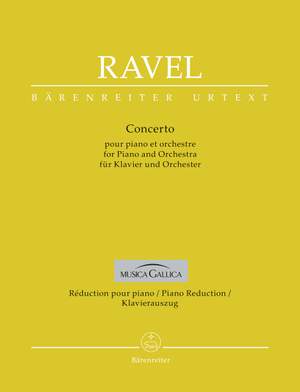 Ravel, Maurice: Concerto for Piano and Orchestra