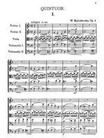 Maliszewski, Witold: Quintet for 2 violins, viola and 2 violoncelli Op. 3 Product Image