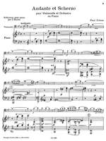 Paul Gilson: Andante et Scherzo pour Violoncelle et Orchestre ou Piano Product Image