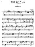 Joseph Haydn: Three Sonatas for Violin and Viola Op. 93 Product Image