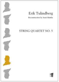 Erik Tulindberg: String quartet no. 5