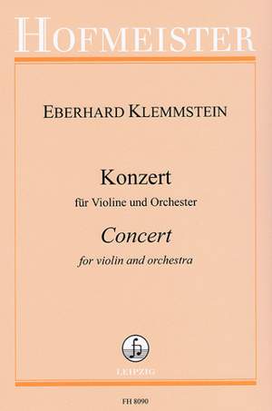 Klemmstein, E: Konzert für Violine und Orchester