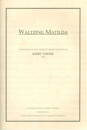 Waltzing Matilda