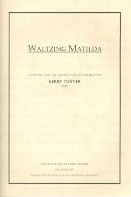 Waltzing Matilda