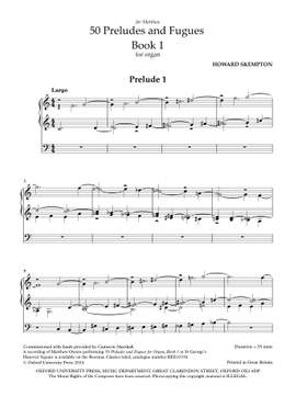 Skempton, Howard: 50 Preludes and Fugues Book 1