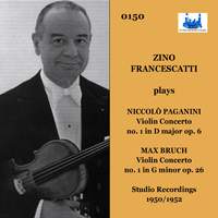 Zino Francescatti plays Niccoló Paganini and Max Bruch