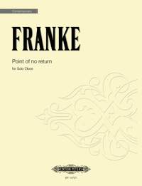 Franke, Bernd: Point of no Return (solo oboe)