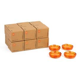 12 x 4-packs of HuskeeRenew Lids - Amber