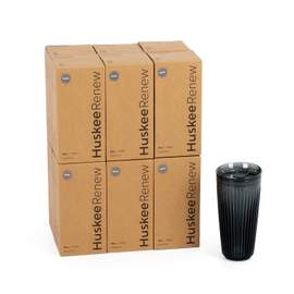 12 x 16oz HuskeeRenew Cups with lids - Smoke