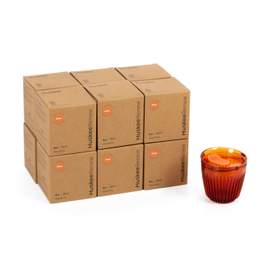 12 x 6oz HuskeeRenew cups with lids - Amber