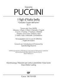 Puccini: I figli d'Italia bella "Cessato il suon dell'armi" SC 3, 1877