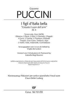 Puccini: I figli d'Italia bella