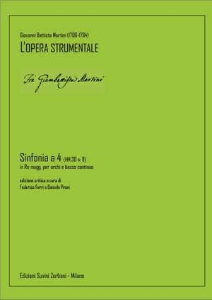 Giovanni Battista Martini: Sinfonia a 4 (HH.30 n. 9)