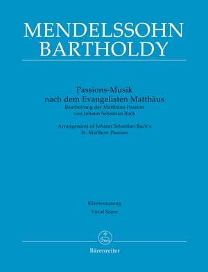 Bach: St Matthew Passion (G)