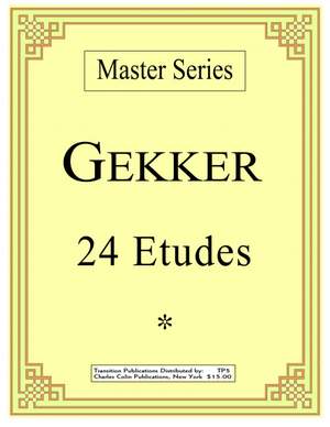 Gekker, C: 24 Etudes