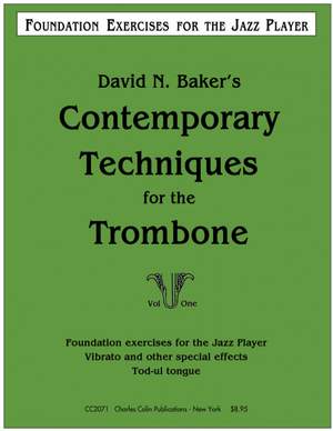 Baker, D: Contemporary Techniques for the Trombone Vol. 1