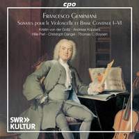 Francesco Geminiani: Sonates pour le violoncelle et basse continue I–VI