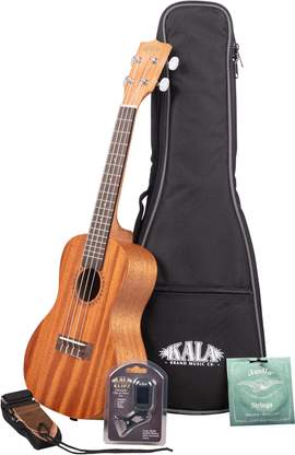 Kala Satin Mahogany Concert Bundle Rosewood