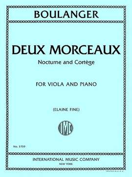 Lili Boulanger: Deux Morceaux